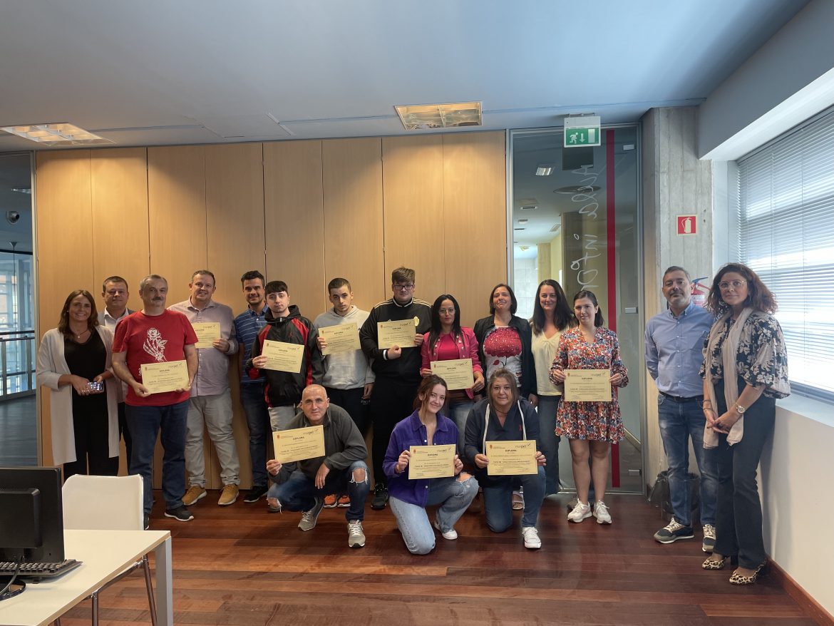 Diploma a carretilleros en Arroyo de la Encomienda