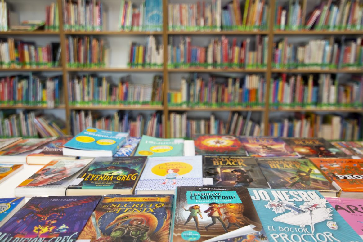 Foto de archivo de la biblioteca municipal de Arroyo, situada en la Casa de Cultura en La Flecha. ENA