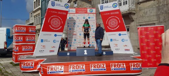 Lidia Castro en el podio. ENA