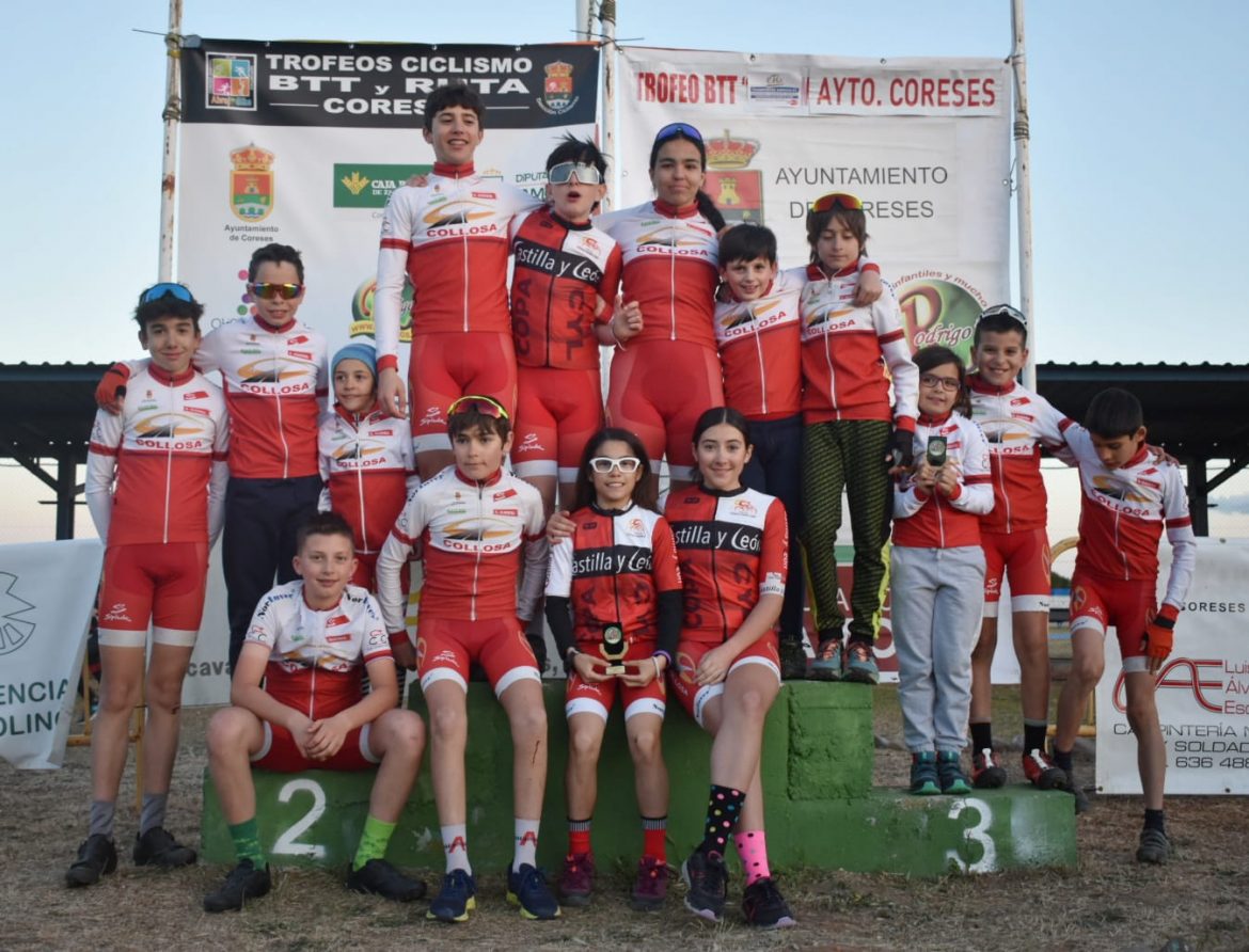El equipo Collosa de BTT ha hecho un gran papel en la Copa Escuelas. ENA