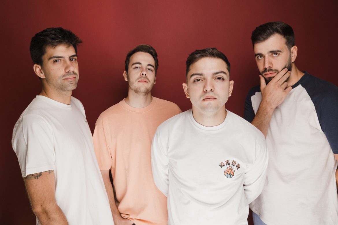 De izquierda a derecha, Rubén Martínez,Daniel Martínez,Franc Rubio y Albano Ruíz