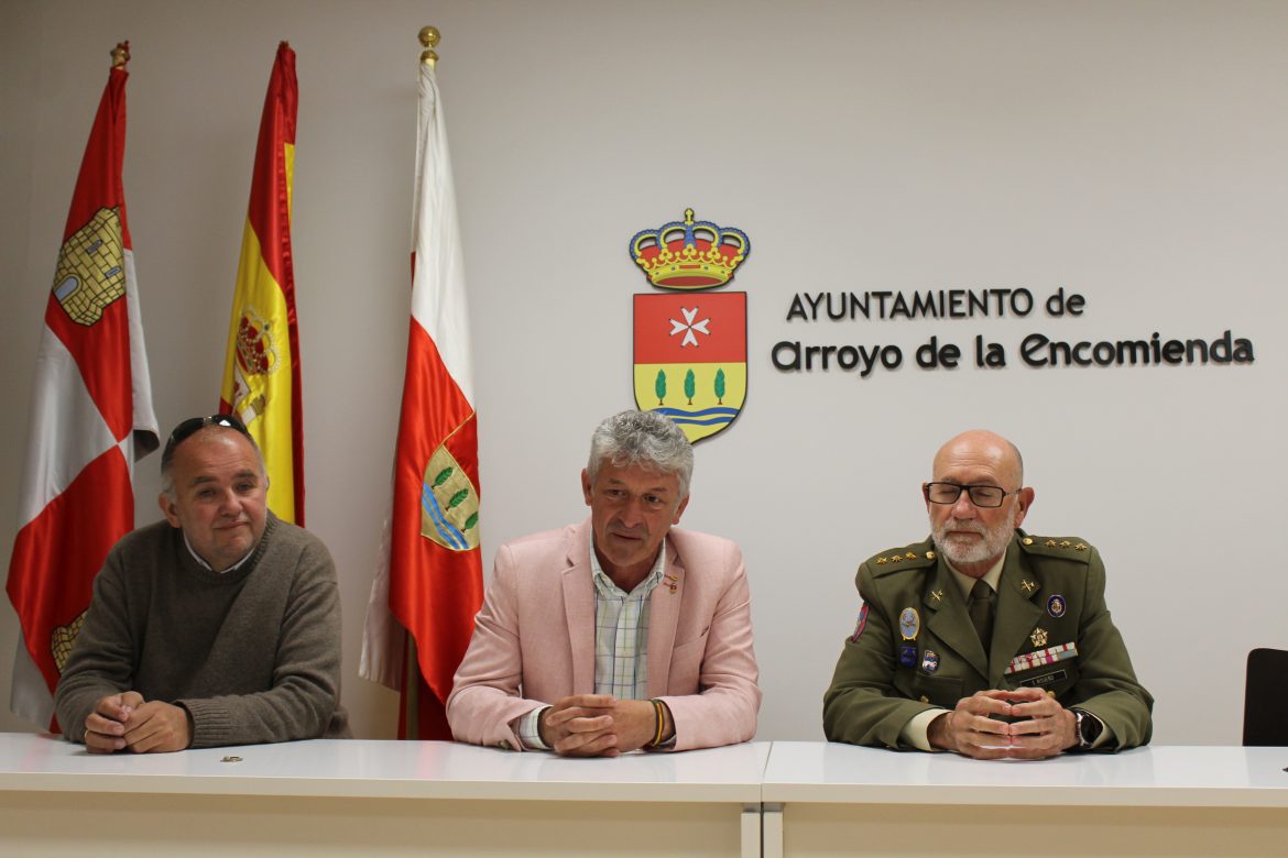 Rueda de prensa de la presentación del campeonato de rugby militar. ENA