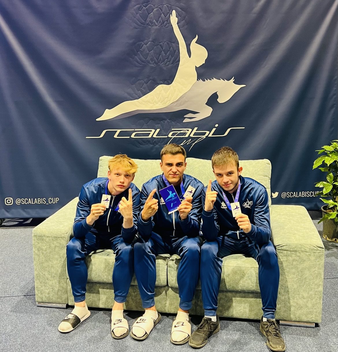 Manuel Malo, David Viruega y Egor Herrero, se han proclamado campeones de la Scalabis Cup celebrada en Portugal