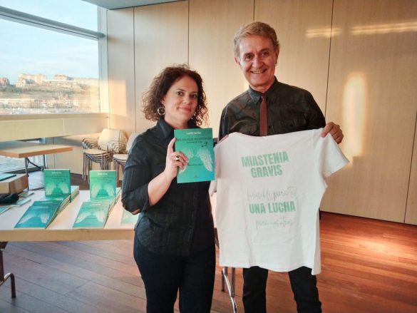 Begoña Ruiz y Luismy del Sanz en la Casa de Cultura. ENA