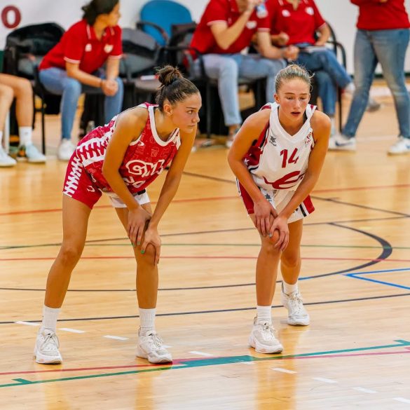 Lucía Niño, en uno de los partidos del Campeonato de España celebrado en Andalucía