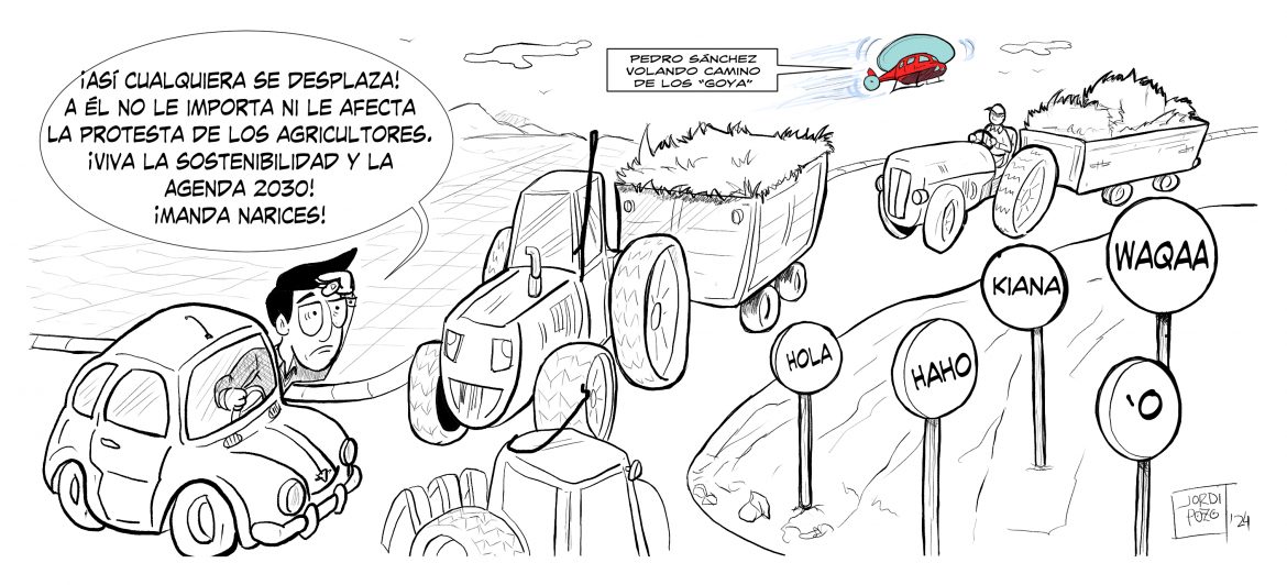 Viñeta de Jordi Pozo de febrero