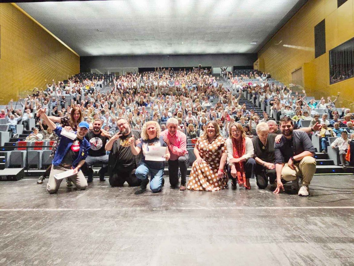 I Certamen de Monólogos celebrado en la Casa de la Música. ENA