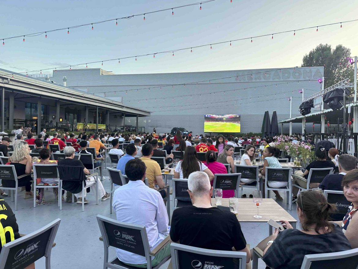 Final de la Eurocopa España-Inglaterra en la Fundición