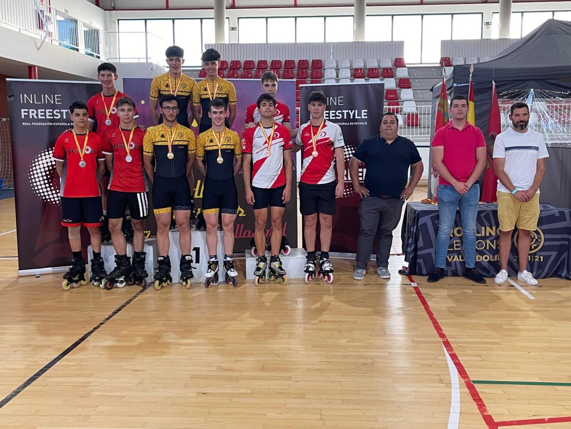Gerbolés, con el equipo de speed, campeón de España absoluta