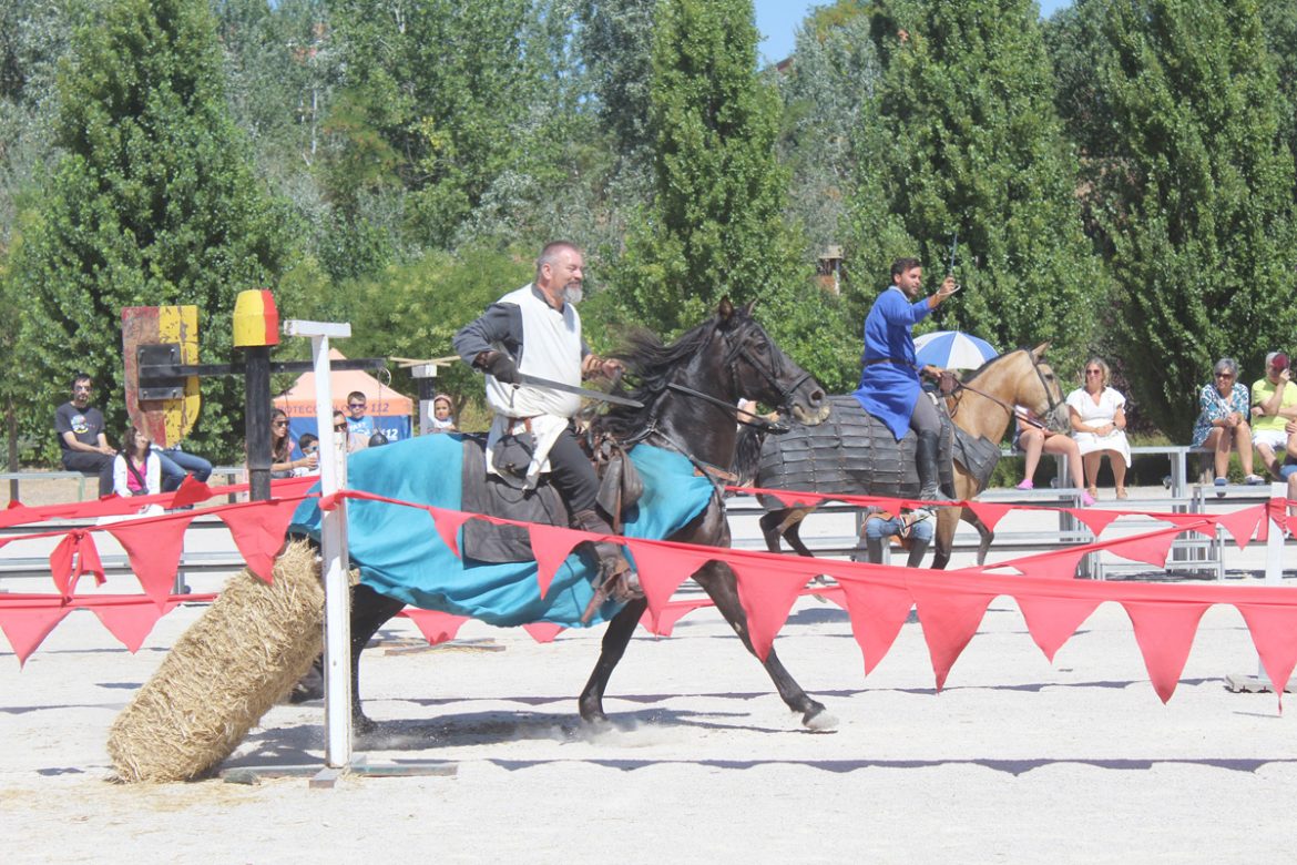 La explanada del Socayo se convirtió en el escenario de torneos medievales y lucha entre caballeros. ENA