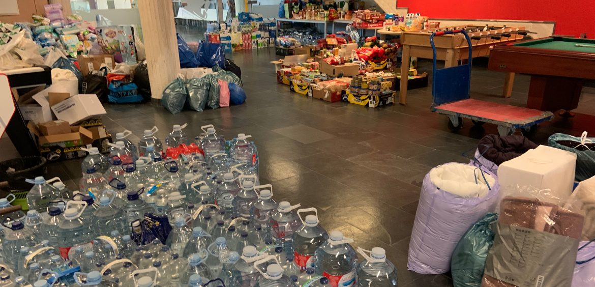 La Casa de Cultura es el punto de recogida en Arroyo para ayuda de afectados