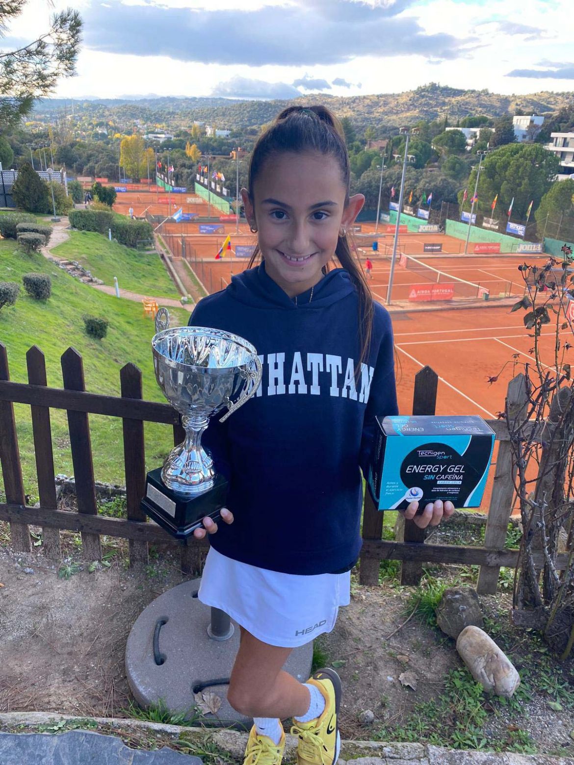Patri Ene, campeona de la categoría alevín. ENA