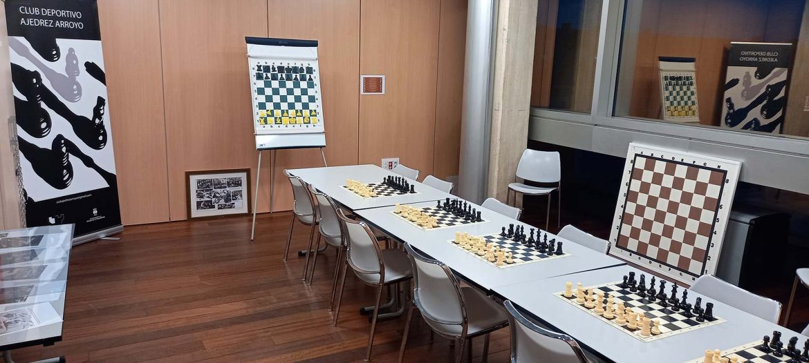 Aula de ajedrez ubicada en la tercera planta de la Casa de Cultura donde se imparten clases y se guarda el material. ENA
