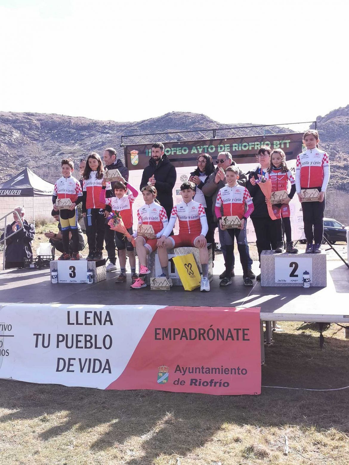 Los campeones de BTT en Riofrío