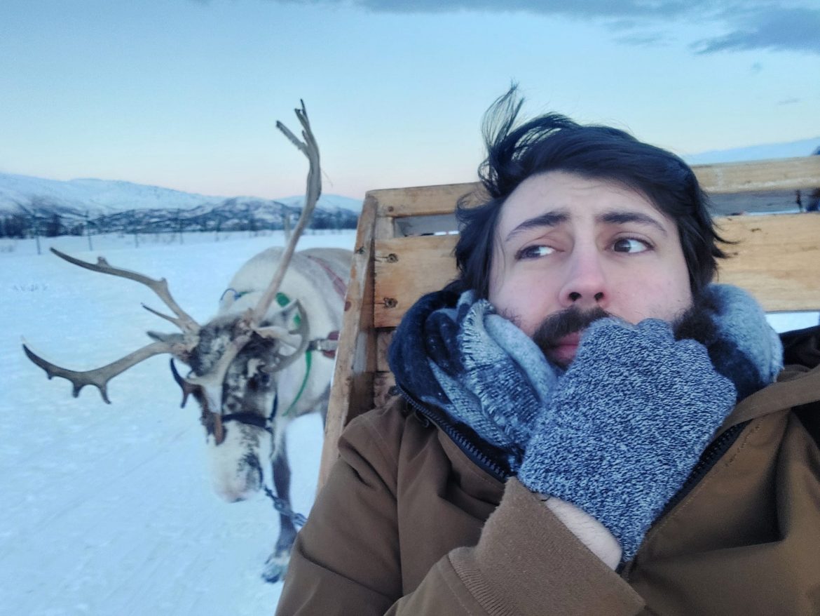 Rodrigo Martínez-del Rey en un reciente viaje a Suecia. ENA