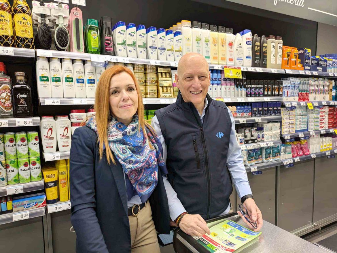 Emilio Rivas y Elena Garrido han decidido dar un paso adelante y abrir un Carrefour Express
