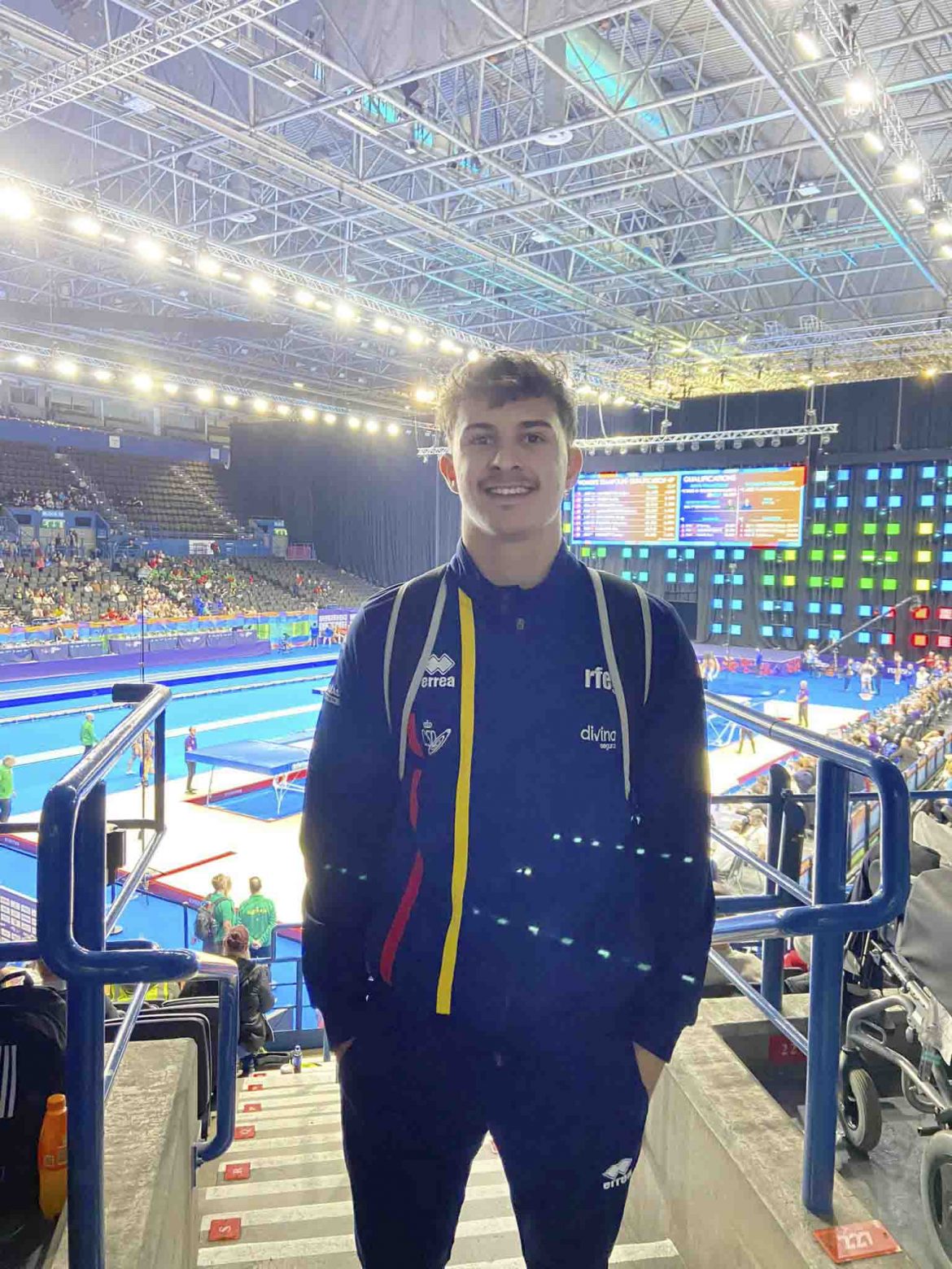 David Franco, nacido en Arroyo, ha desarrollado una gran carrera deportiva. ENA