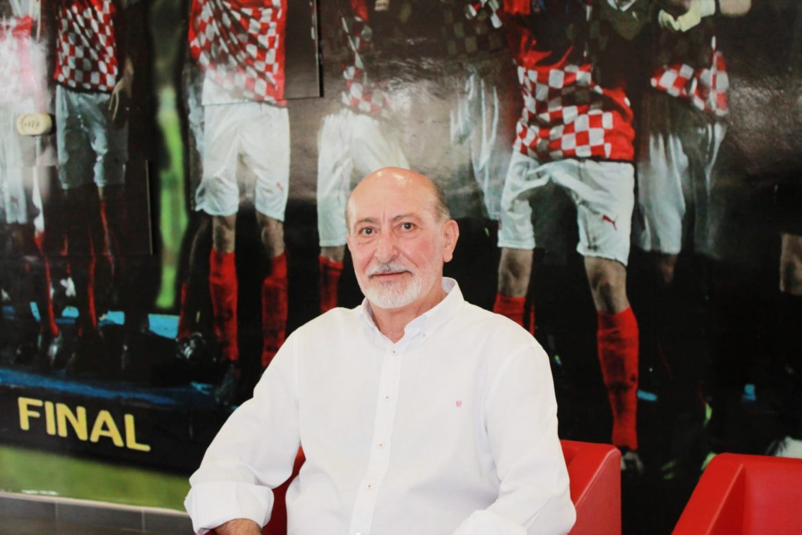 Víctor Bartolomé, presidente del Unión Arroyo de Fútbol