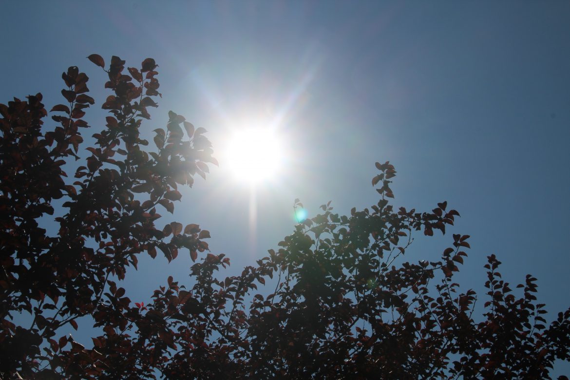 Sol intenso en el cielo de Arroyo de la Encomienda. ENA