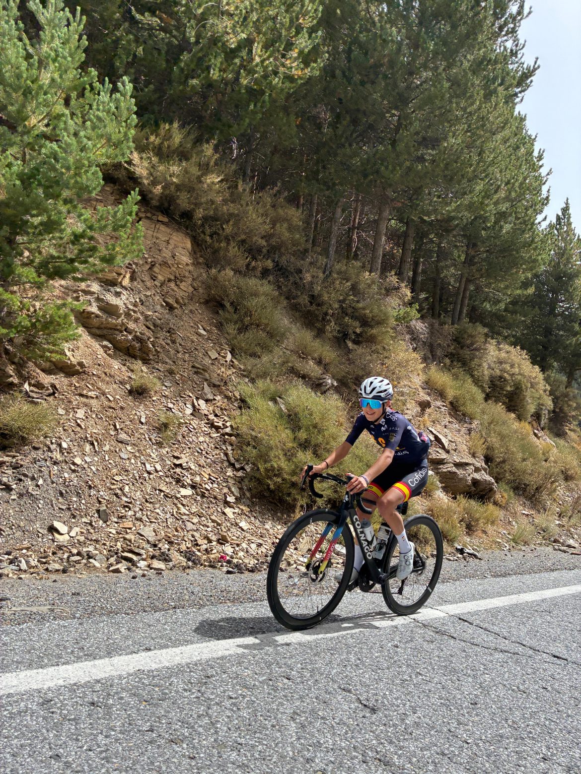 Lidia Castro durante su preparación. ENA