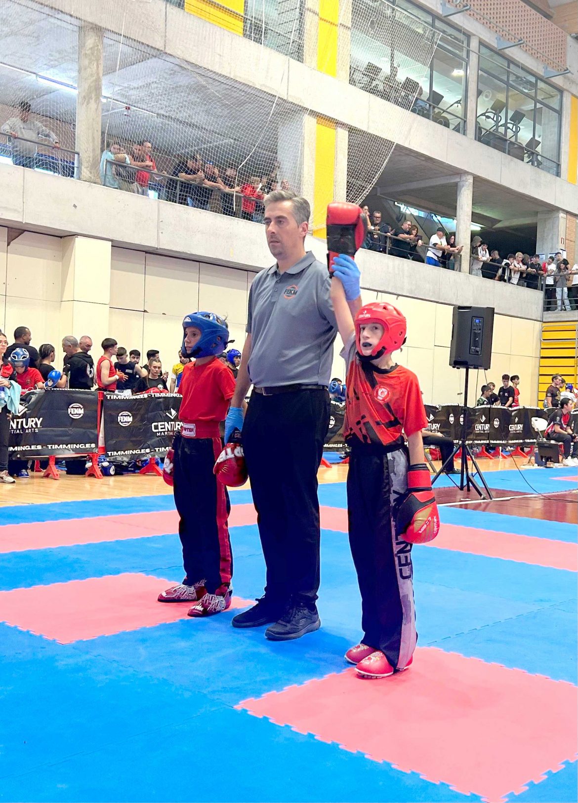 David Corona, ganador de combate. ENA