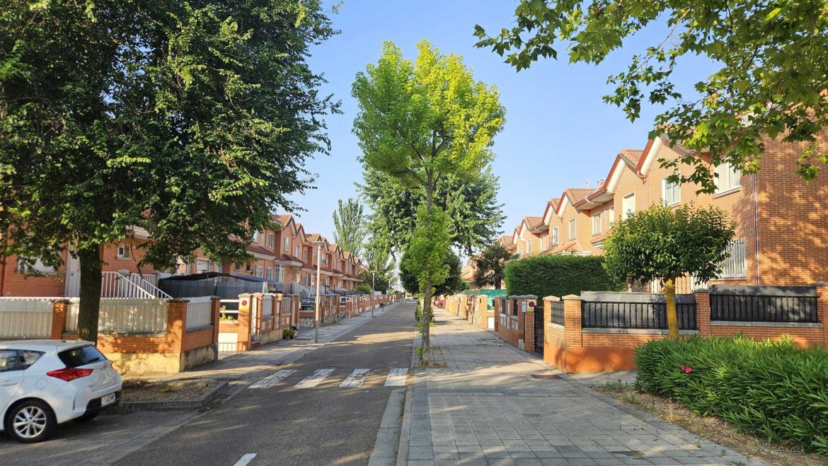 Una de las calles incluidas en el proceso de renovación. ENA