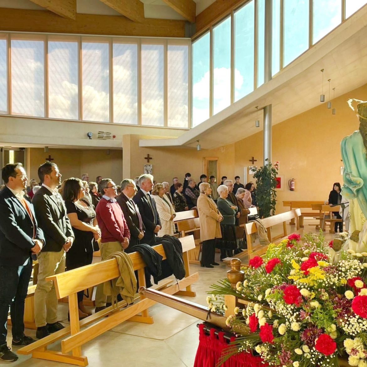 Misa durante el día de la Inmaculada Concepción. ENA