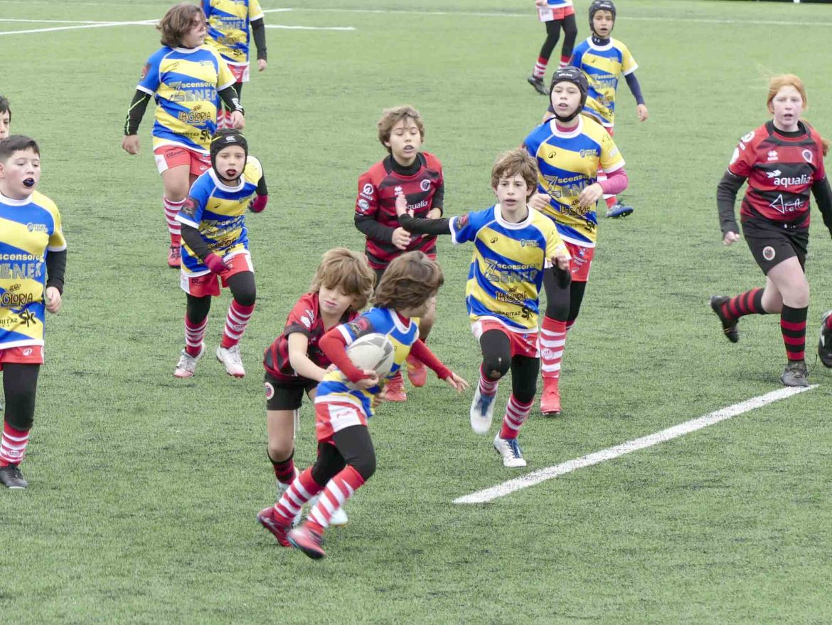 El Rugby Arroyo M12 frente al Salamanca. ENA