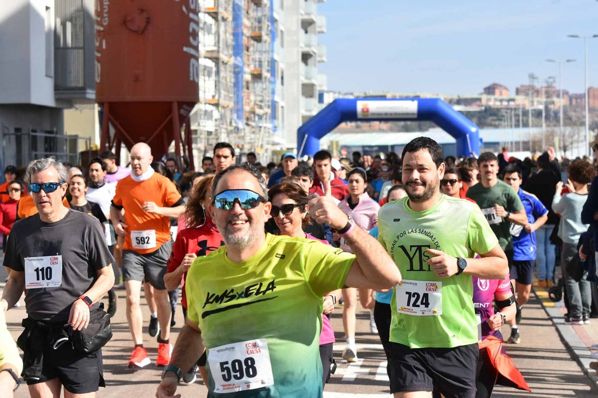 Varios corredores durante el transcurso de la prueba. ENA