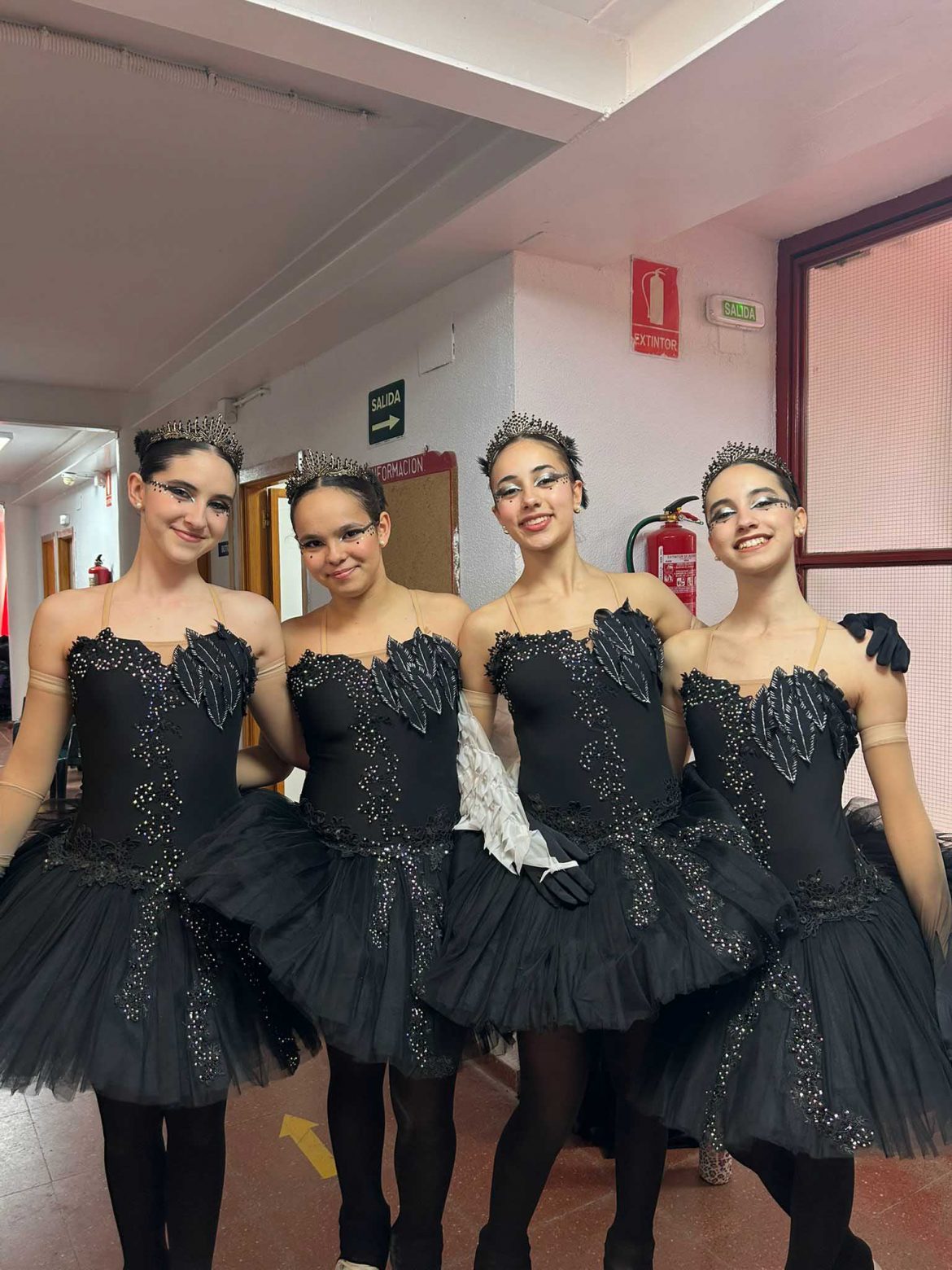 Irene Sánchez, Ana Garcia, Ada Trejo y Sara Sánchez. ENA
