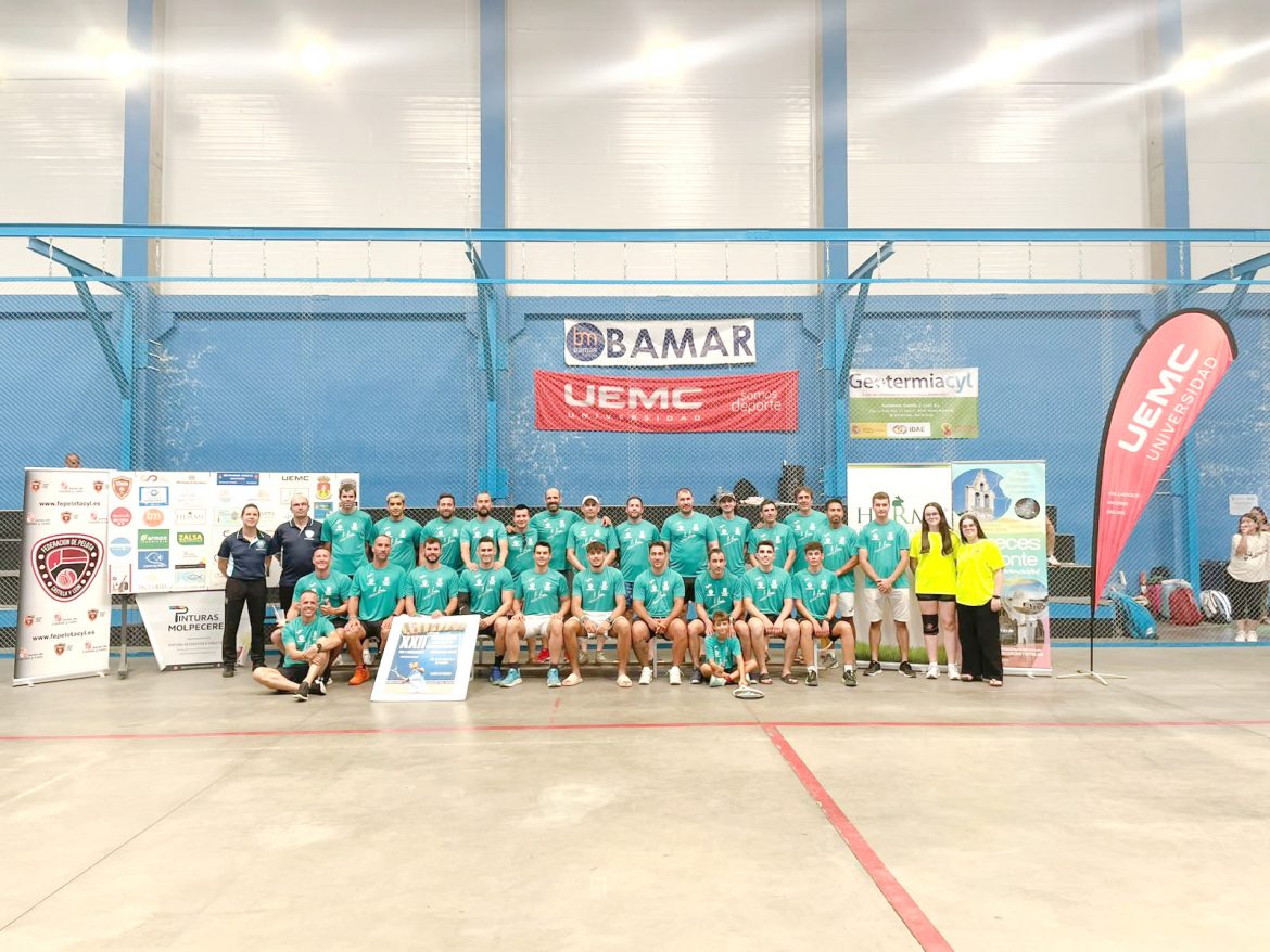 Participantes del XXII Open Nacional de Frontenis Preolímpico Absoluto Masculino. ENA